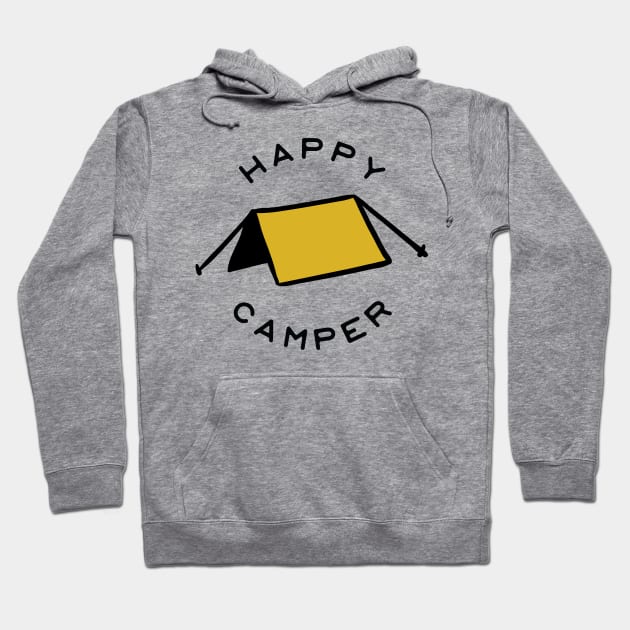Happy Camper Hoodie by BundleBeeGraphics